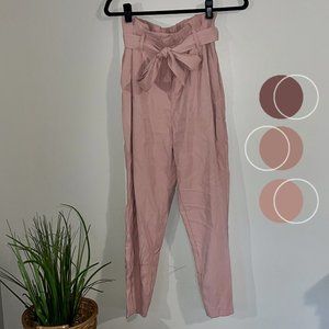 H&M High Waisted Paperbag Pants